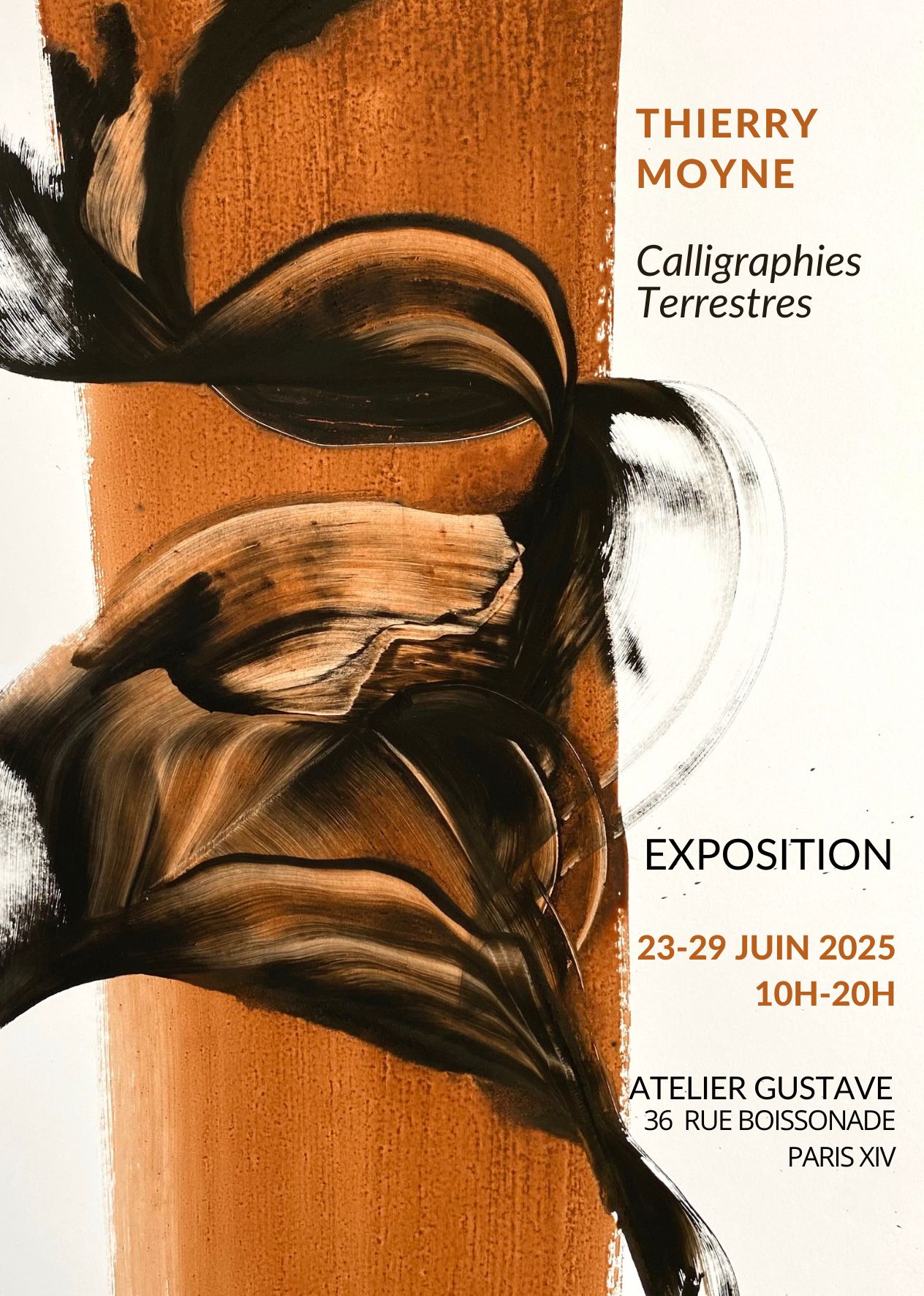 thierry Moyne - peinture à base de vins du Jura et de terre